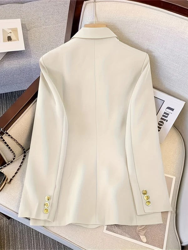 Damen Doppelreihenblazer Maßgeschneidert Elegant