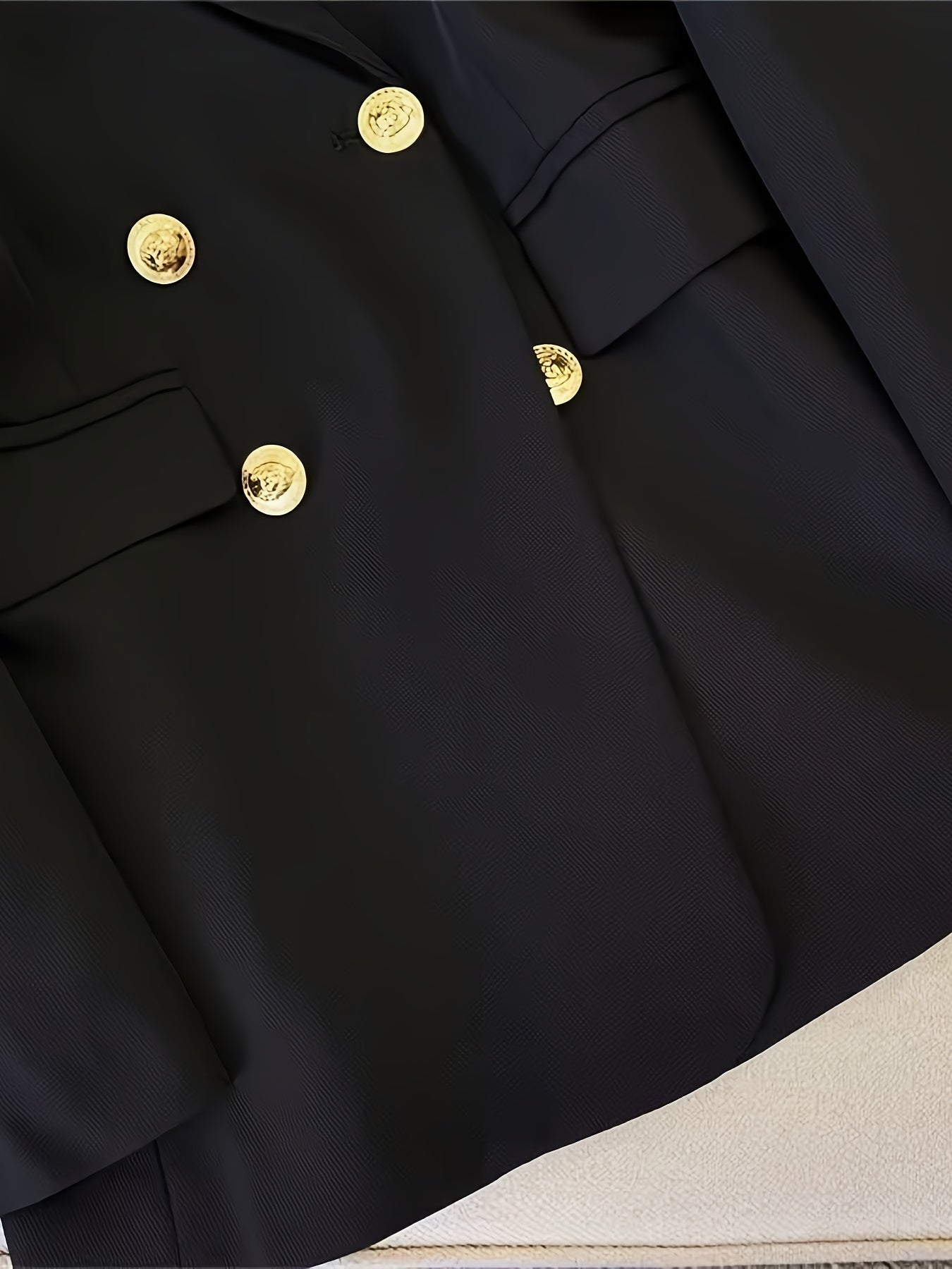 Damen Doppelreihenblazer Maßgeschneidert Elegant