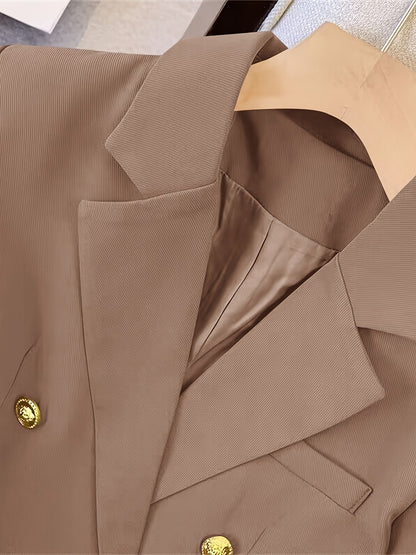 Damen Doppelreihenblazer Maßgeschneidert Elegant