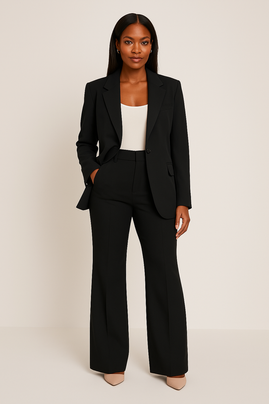 Damen Slimfit Hosenanzug Tailliert - Norvielle