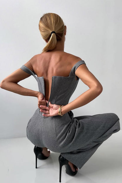 Damen Business Anzug Dreiteilig Elegant