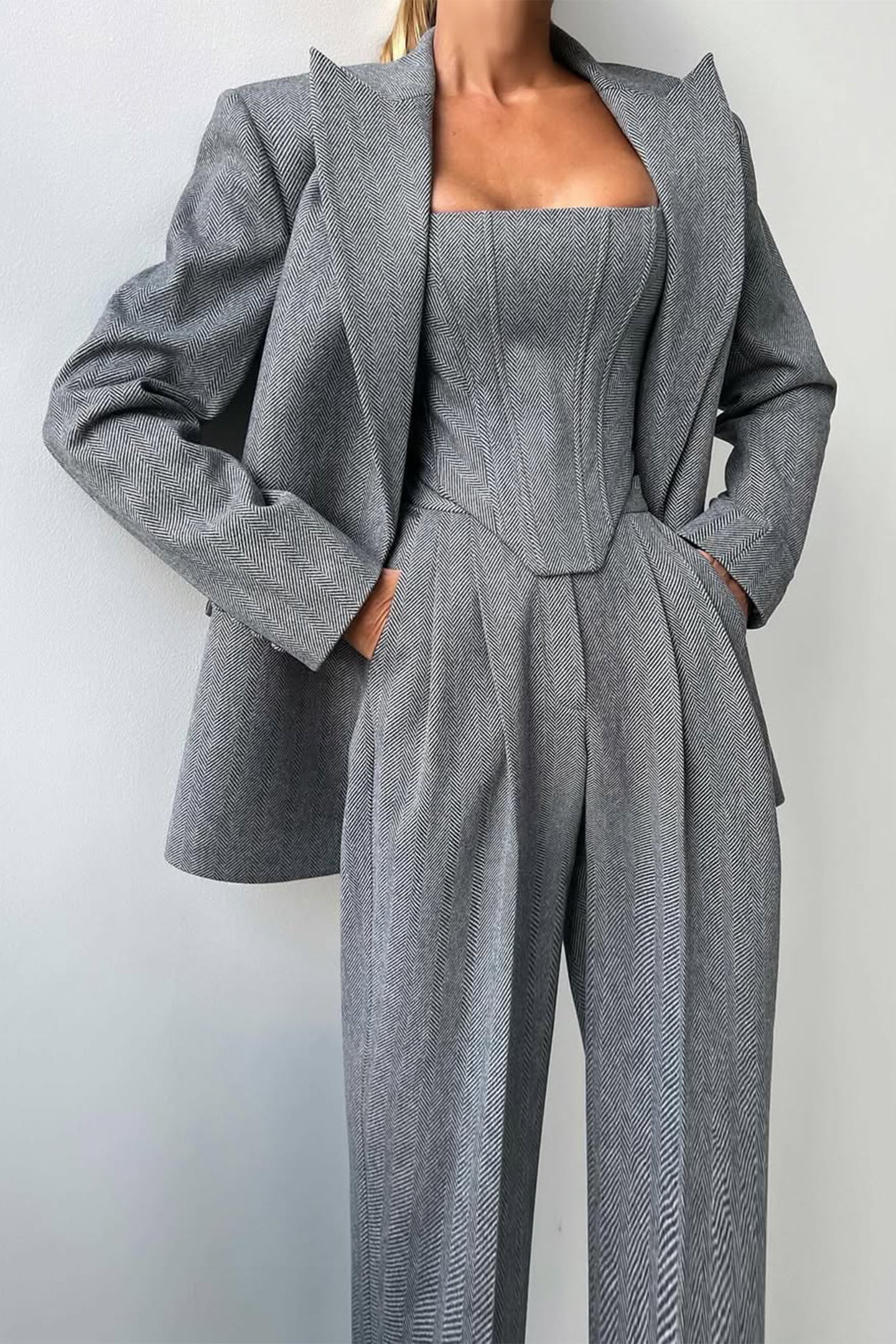 Damen Business Anzug Dreiteilig Elegant - Norvielle