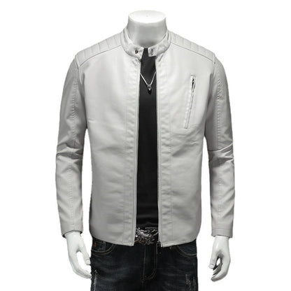 Herren Lederjacke Bikerjacke Leder