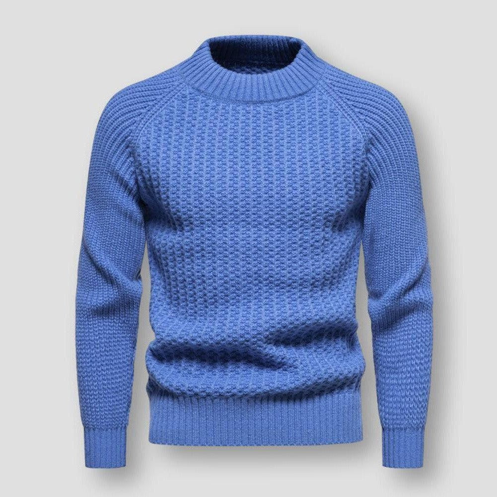 Herren Strickpullover Waffelstrick Warm Hochwertig - Norvielle