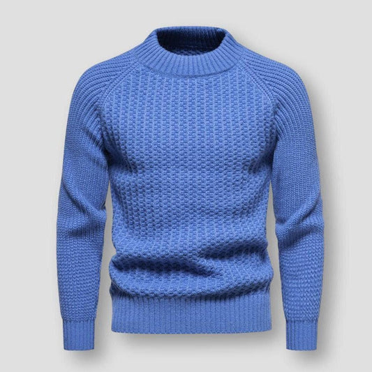 Herren Strickpullover Waffelstrick Warm Hochwertig - Norvielle
