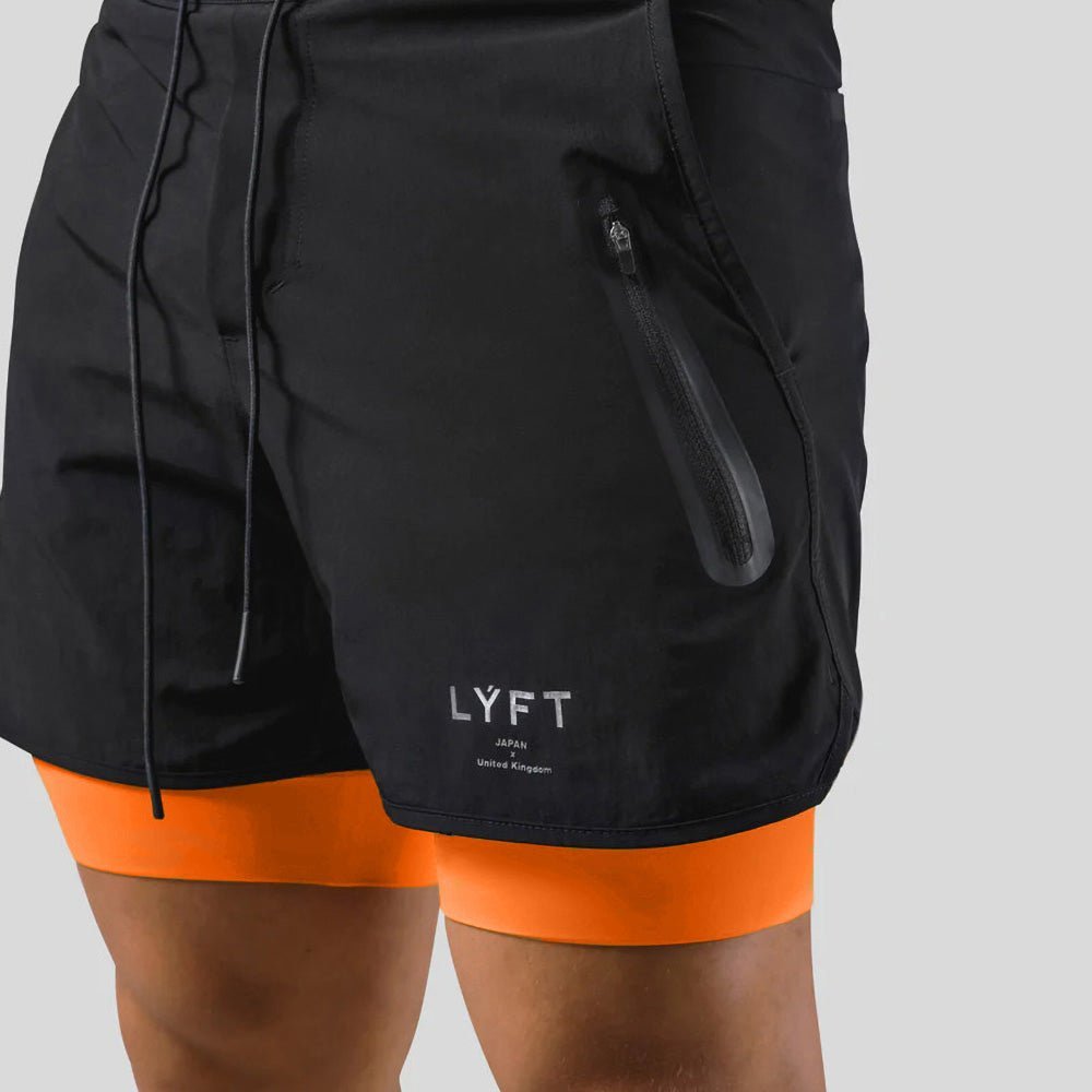 Herren 2-in-1 Sportshorts Laufhose Trainingshose - Norvielle