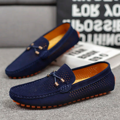 Herren Lederschuhe Atmungsaktiv Bequem
