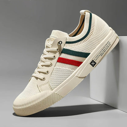 Herren Leder Sneaker Laufschuhe