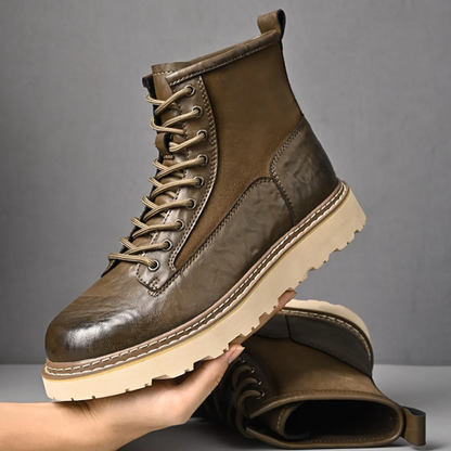 Herren Lederstiefel Elegant Hochwertig