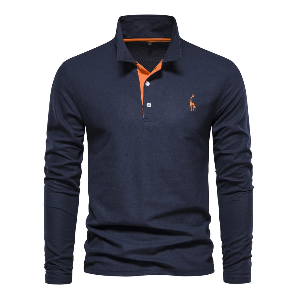 Herren Langarm-Pullover Warm aus Baumwolle
