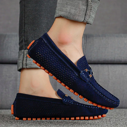 Herren Lederschuhe Atmungsaktiv Bequem