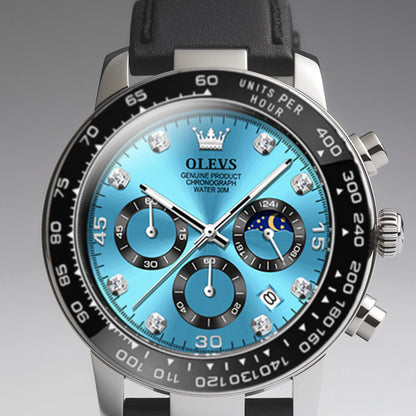 Herren Edelstahl Armbanduhr Elegantes Analogdesign