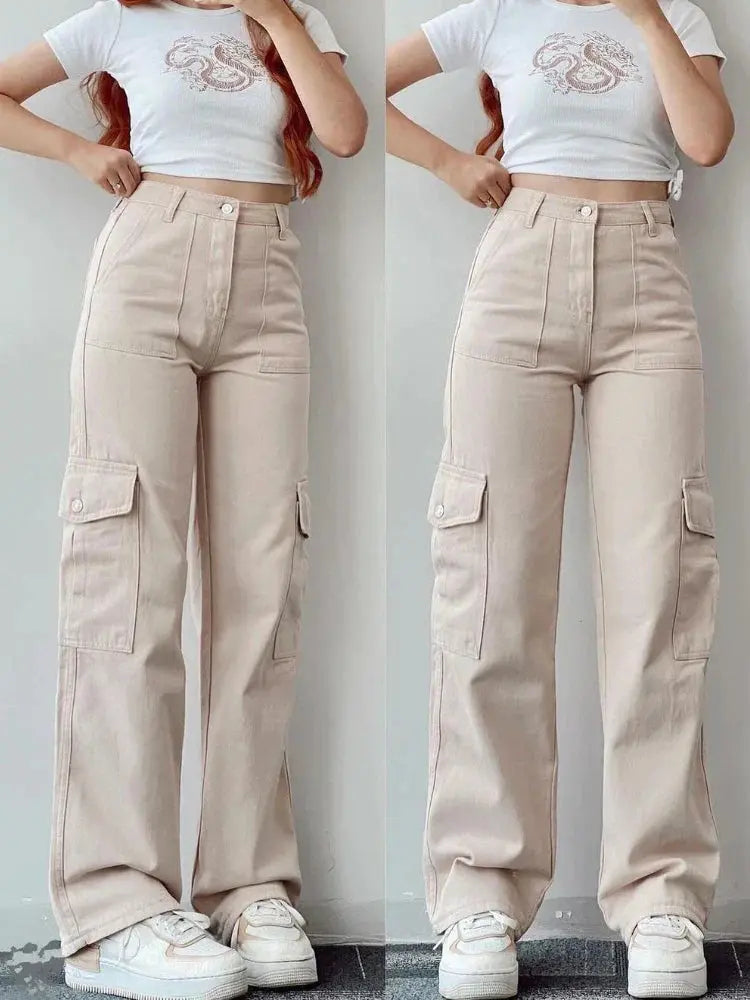 Damen Cargohose Bequem Lässig Freizeit - Norvielle