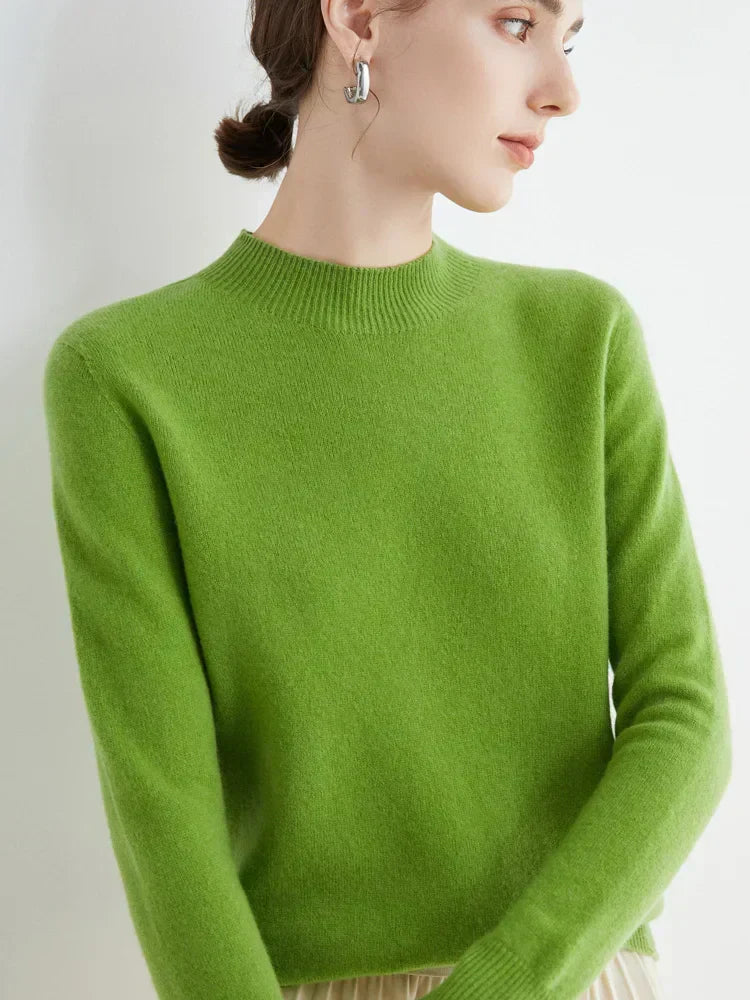 Damen Pullover Langarm Elegantes Design