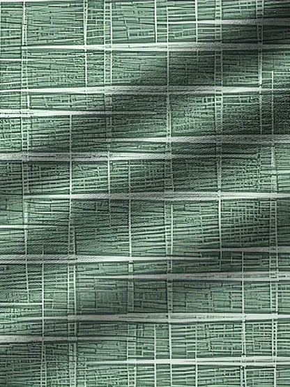 Herren Kariertes Kurzarmhemd Büroshirt Modern
