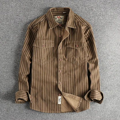 Herren Hemd Utility Style Baumwolle