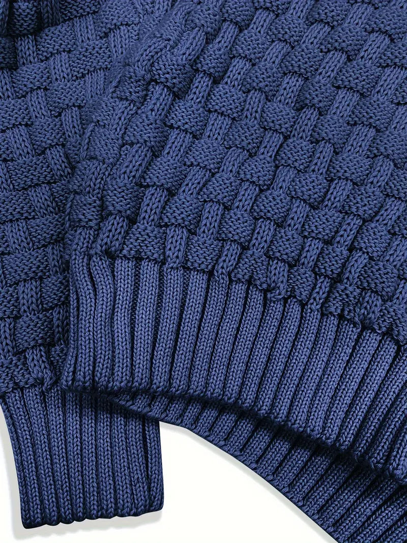 Herren Strickpullover Weich Bequem