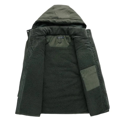 Herren Winterjacke Warm Isoliert Outdoor Stilvoll