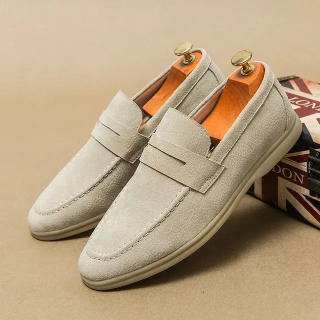 Herren Loafer Schuhe Bequem Alltag Lederschuhe