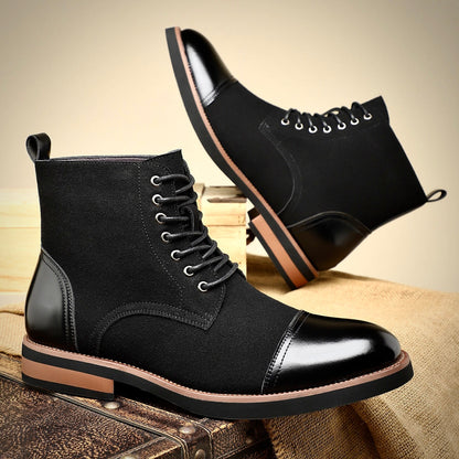 Herren Lederstiefel Oxford