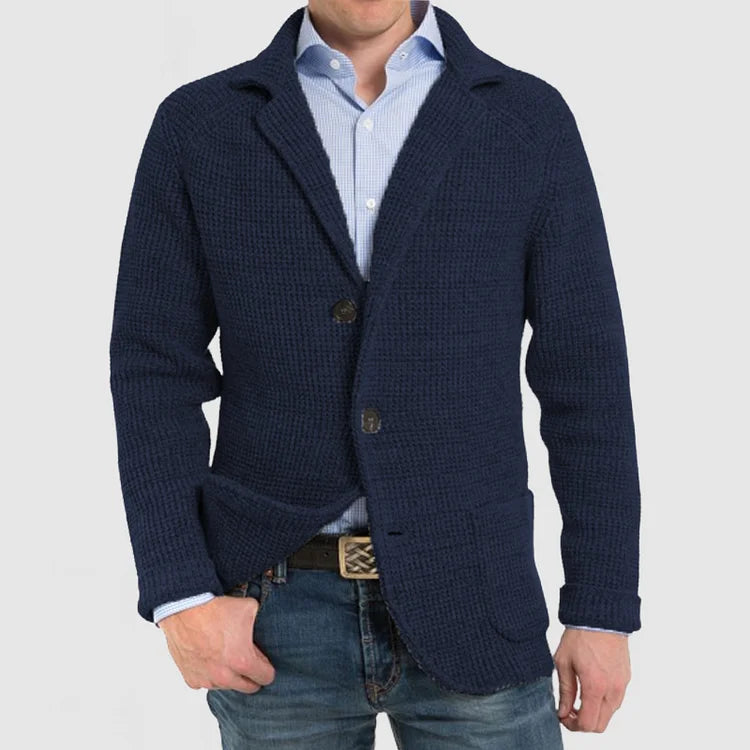 Herren Slim-Fit Blazer Businessanzug Modern