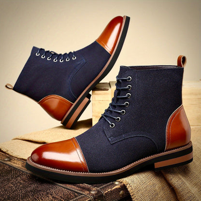 Herren Lederstiefel Oxford