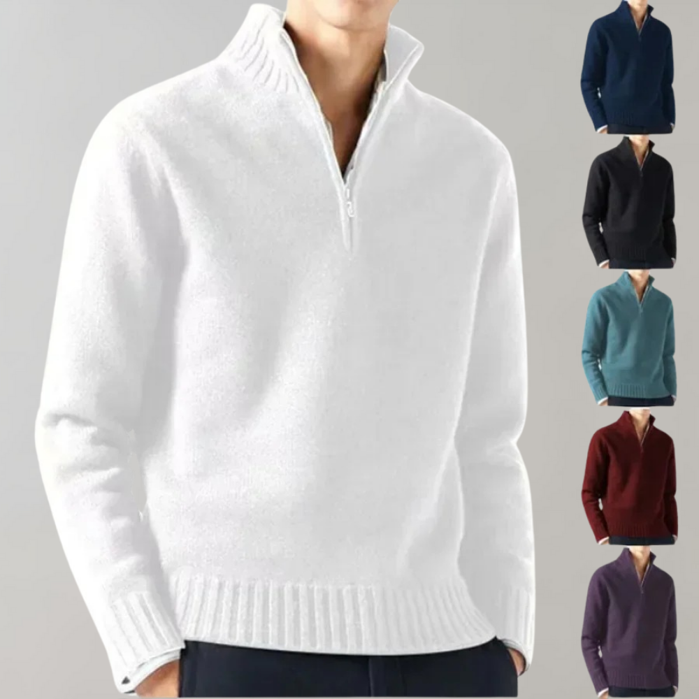 Herren Sweater Baumwolle Elegant Größe