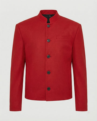 Herren Steppjacke Kurz Wolle