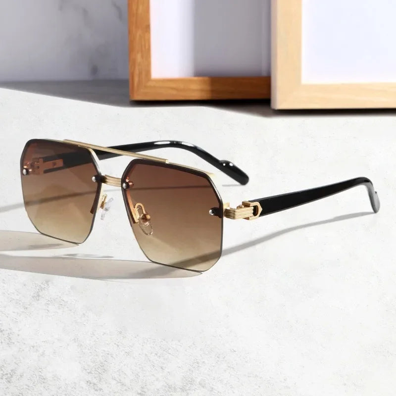 Herren Sonnenbrille Geometrisch Sportlich Modern
