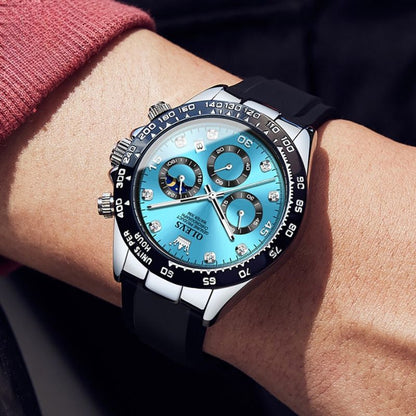 Herren Edelstahl Armbanduhr Elegantes Analogdesign