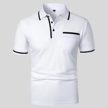 Herren Poloshirt Slim Fit Kurzarm Klassisch