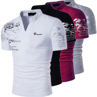 Herren Poloshirt Kurzarm Slim Fit Classic