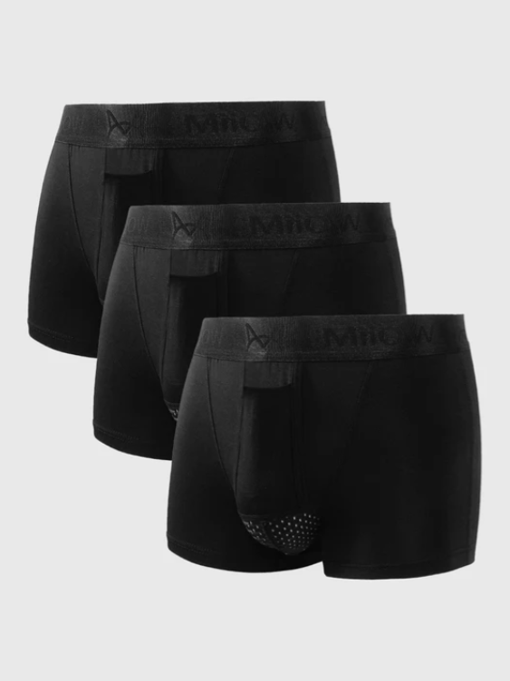 Herren Boxershorts 3er Pack Weiche Baumwolle