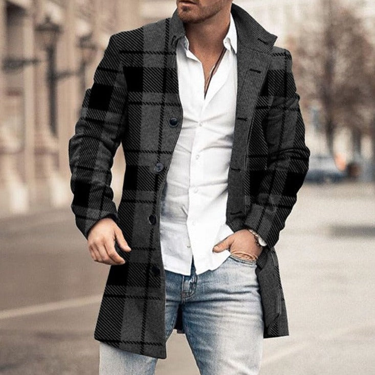 Herren Winterjacke Warm Isoliert Mit Kragen - Norvielle
