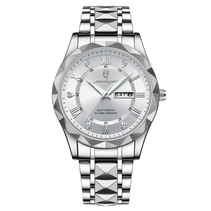 Herrenuhr Edel Leder