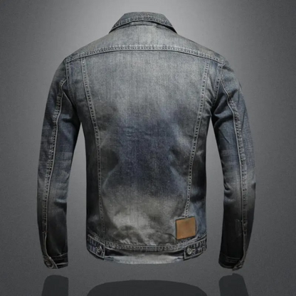 Herren Jeansjacke Regular Fit Klassisch Baumwolle