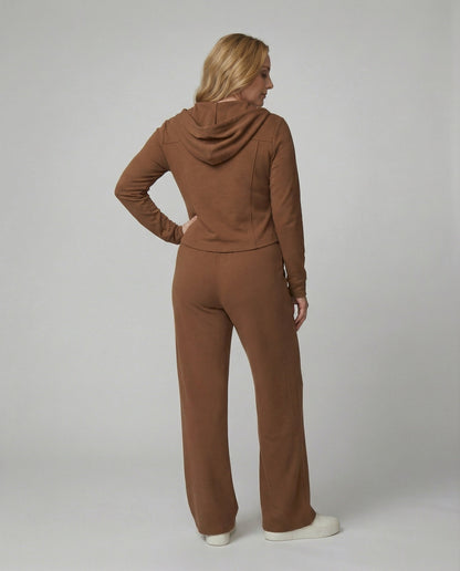Damen Hausanzug Set Kapuzenpullover Jogginghose Bequem