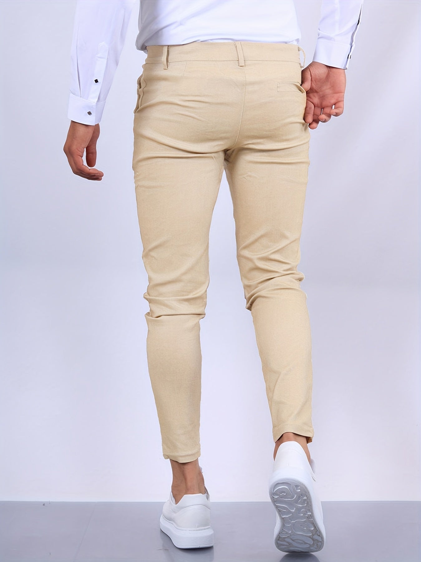 Herren Businesshosen Slim Fit Elegant