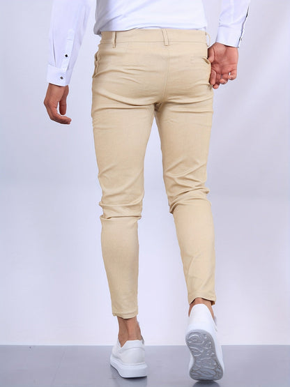 Herren Businesshosen Slim Fit Elegant