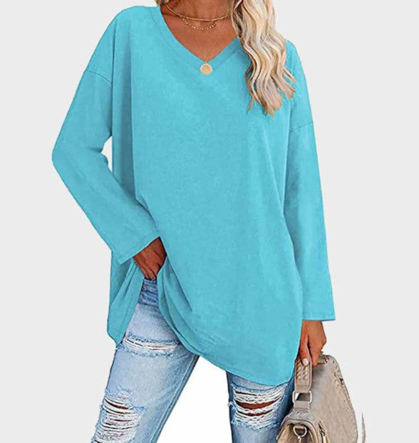 Damen Langarm Pullover Elegantes Design