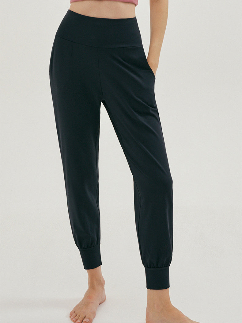 Damen Hochtaillig Joggerpants Sportlich Bequem - Norvielle