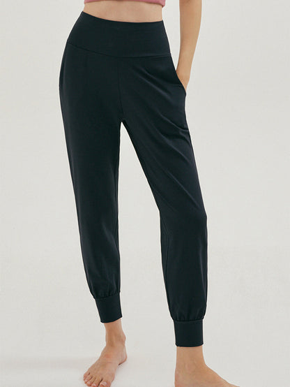 Damen Hochtaillig Joggerpants Sportlich Bequem - Norvielle
