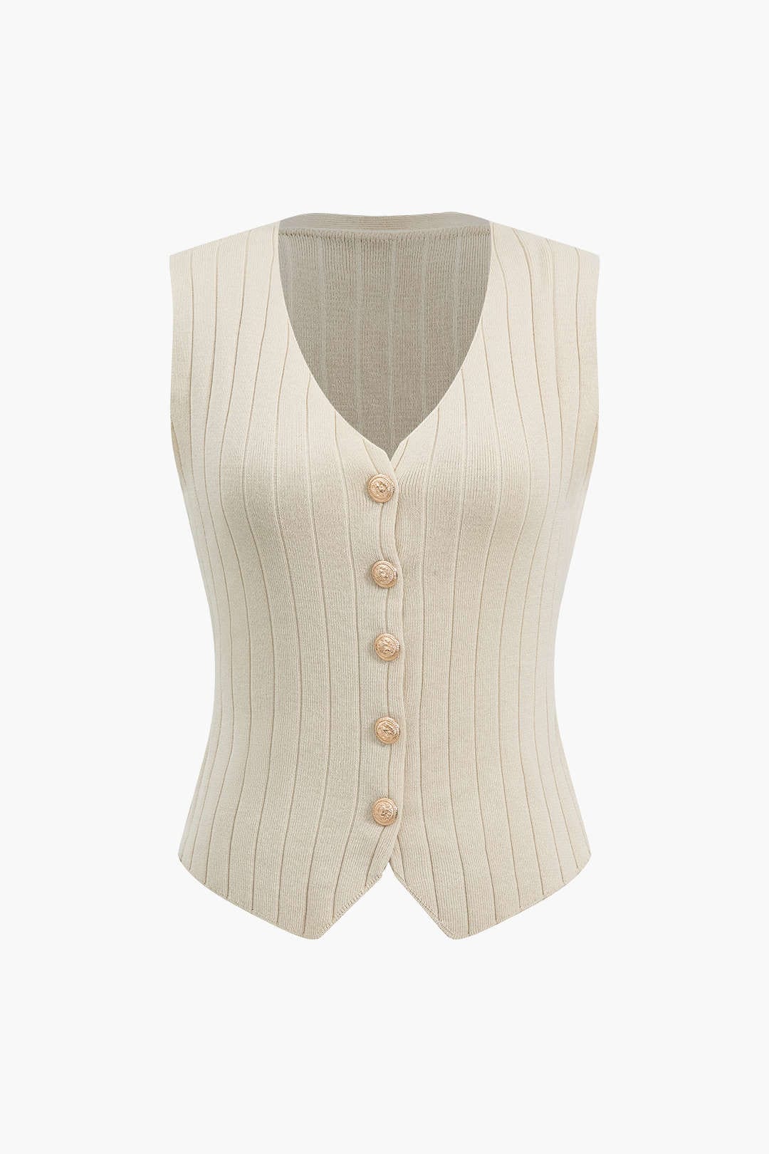 Damen Strickanzug Blazer Weste Midirock