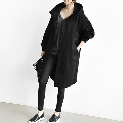 Wasserdichte Damen Winterjacke Lang Mit Kapuze