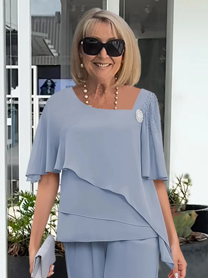 Damen Sommerkleid Elegantes Set Leicht