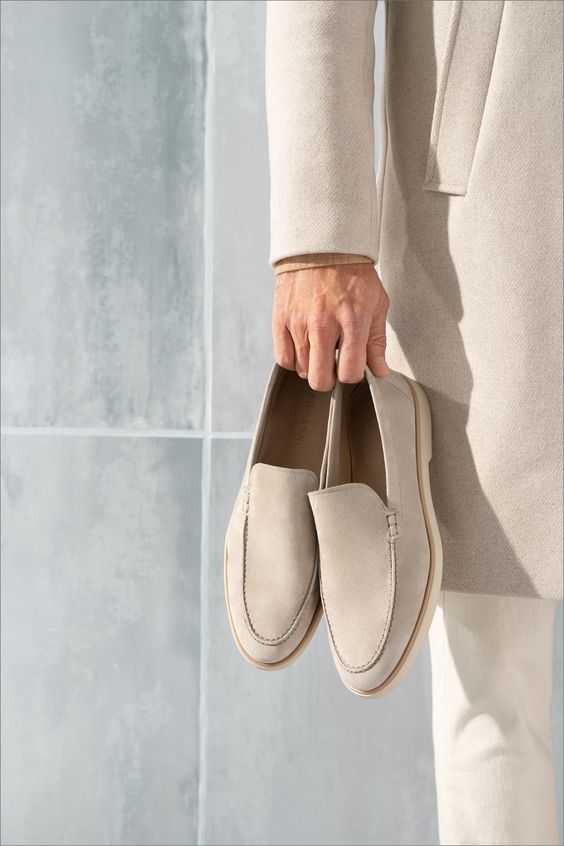 Herren Loafer Schuhe aus Wildleder Elegant