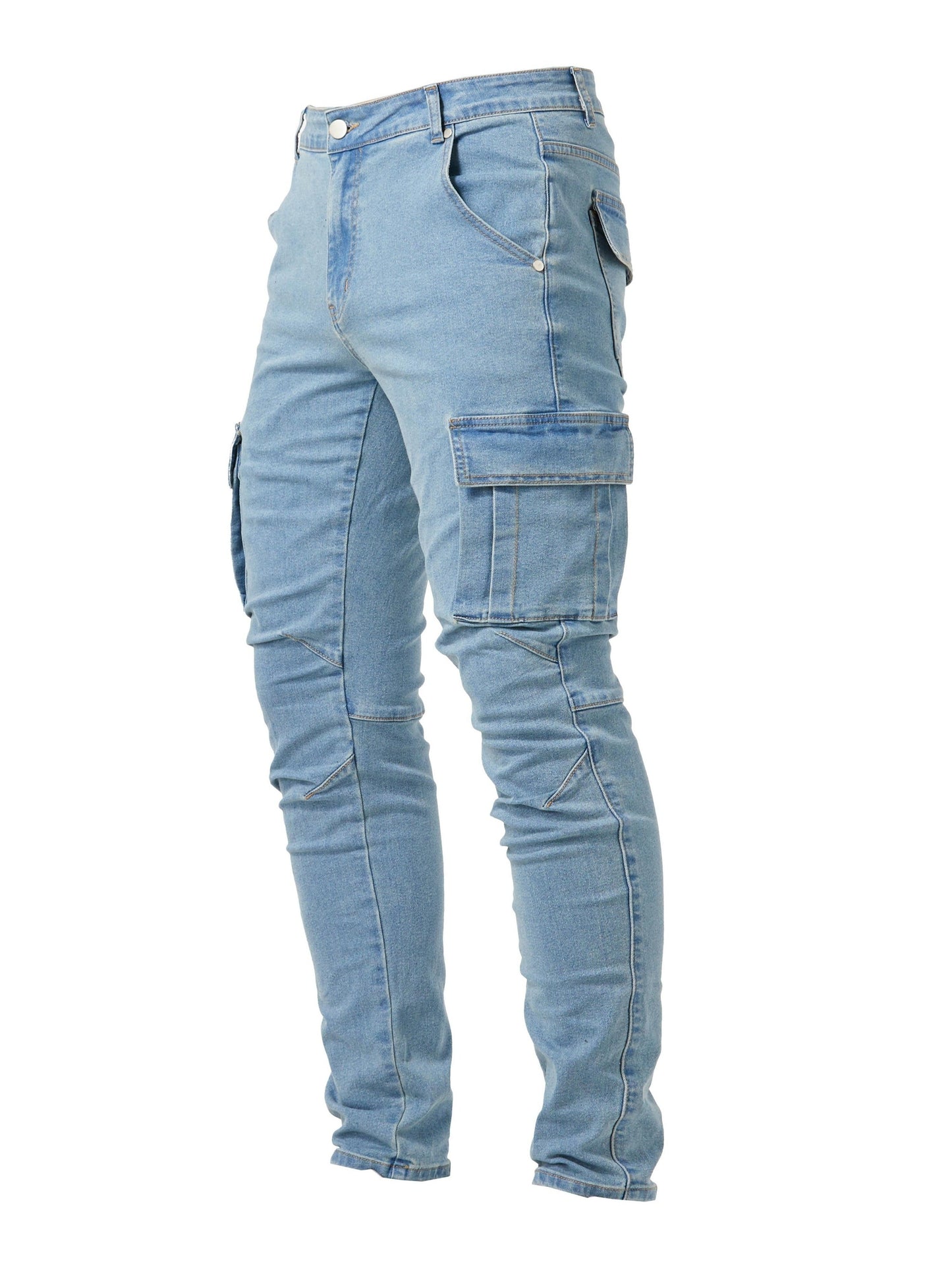 Herren Cargo-Hose Stretch Elastisch Bequem