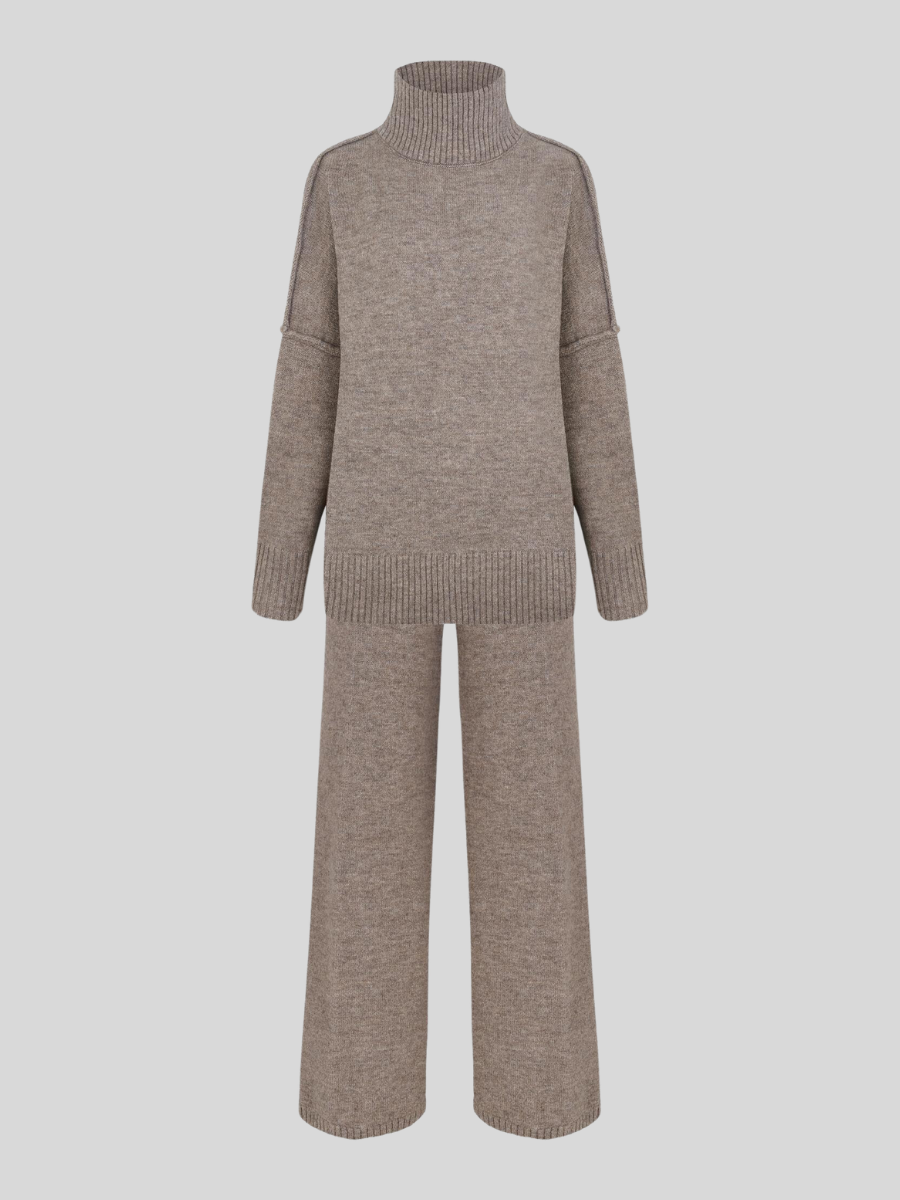 Damen Oversize Strickpullover Weich