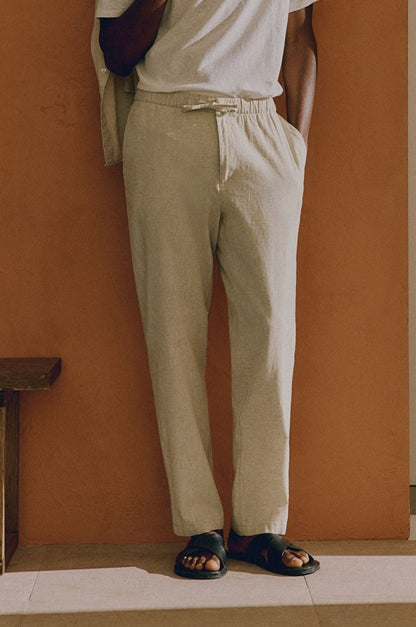 Herren Slim-Fit-Hose mit Kordelzug Bequem