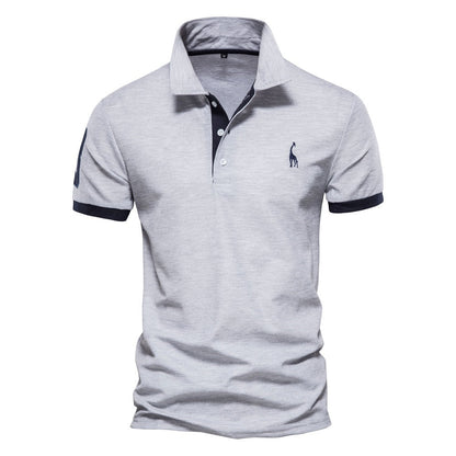 Herren Polo Shirt Zweifarbig Sportlich